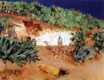 La casa dei gitani nel Sacromonte da Joaquín Sorolla